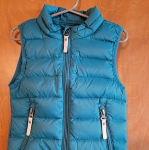 Hanna Andersson Blue Puff Vest